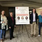 From left to right: Dr. Gundula Bosch, Dr. Sarah Woodson, Dr. Julius Lucks, Dan