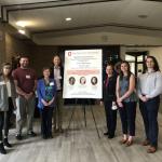 Dr. Julius Lucks and Dr. Sarah Woodson with students